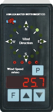 New display for wind speed/direction